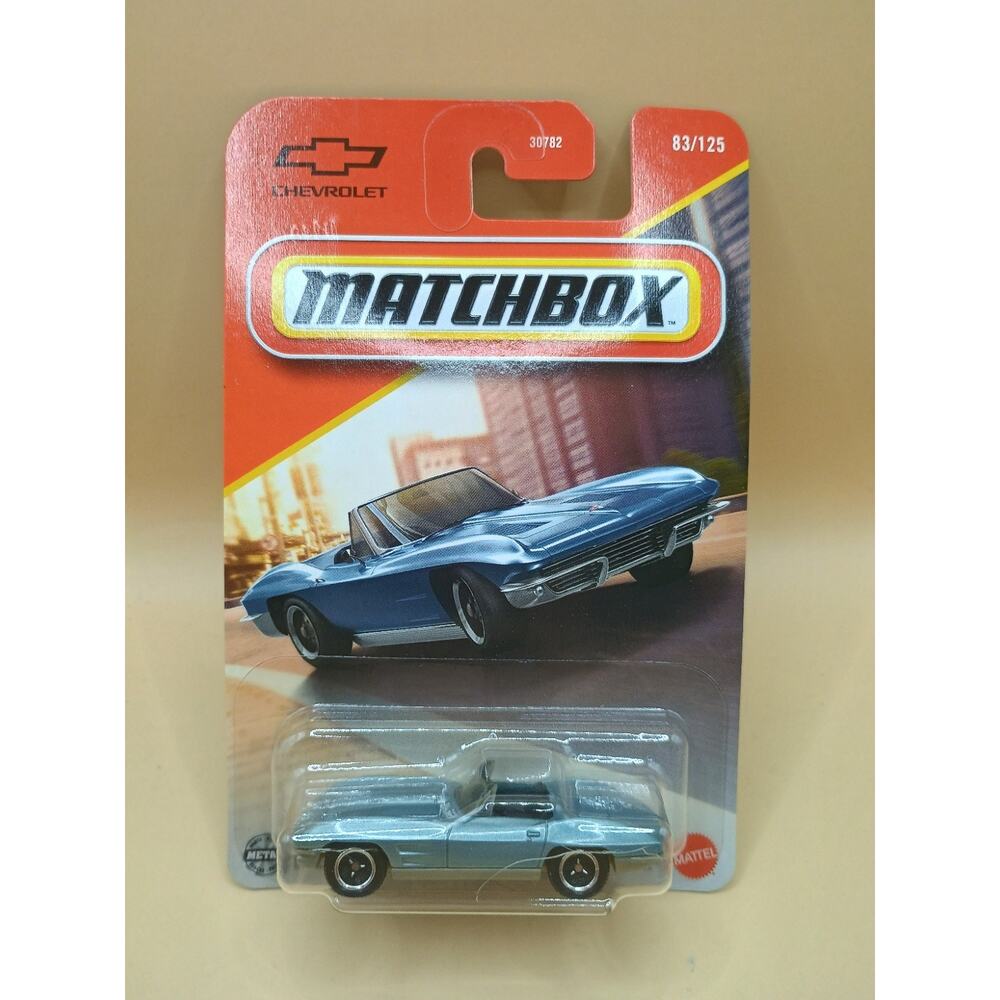 Matchbox 2025 1963 Chevy Corvette 83/125 Cracked Blister
